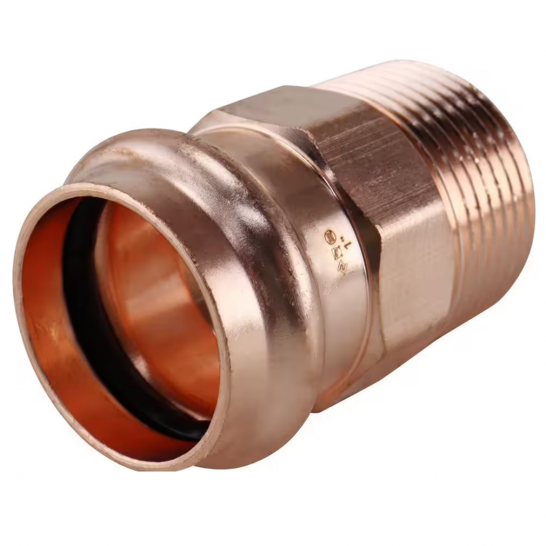 APOLLO VALVES APOLLO VALVES Copper Press Male Adapters - P x MPT APOLLO VALVES APOLLO VALVES Copper Press Male Adapters - P x MPT